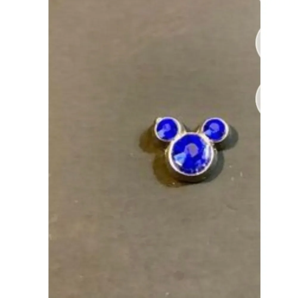 September Birthstone Mickey Ear Charm For Floating Lockets